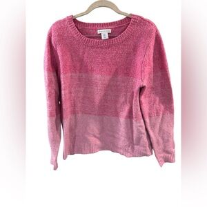 Cupcakes & Cashmere Pink Ombré Sweater